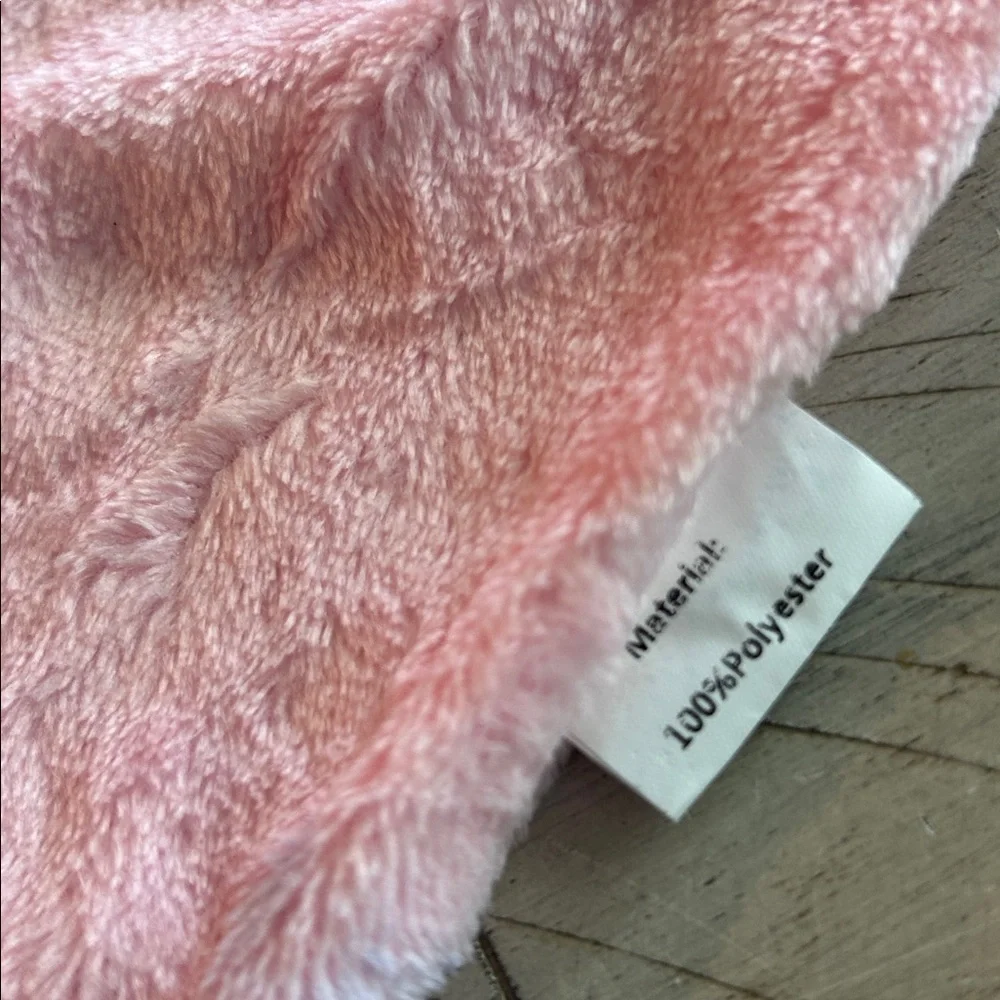 Onesie Sleeper Pink Dinosaur Hoodie Sleeper with A Tail 2 Zipper Pulls Very Soft